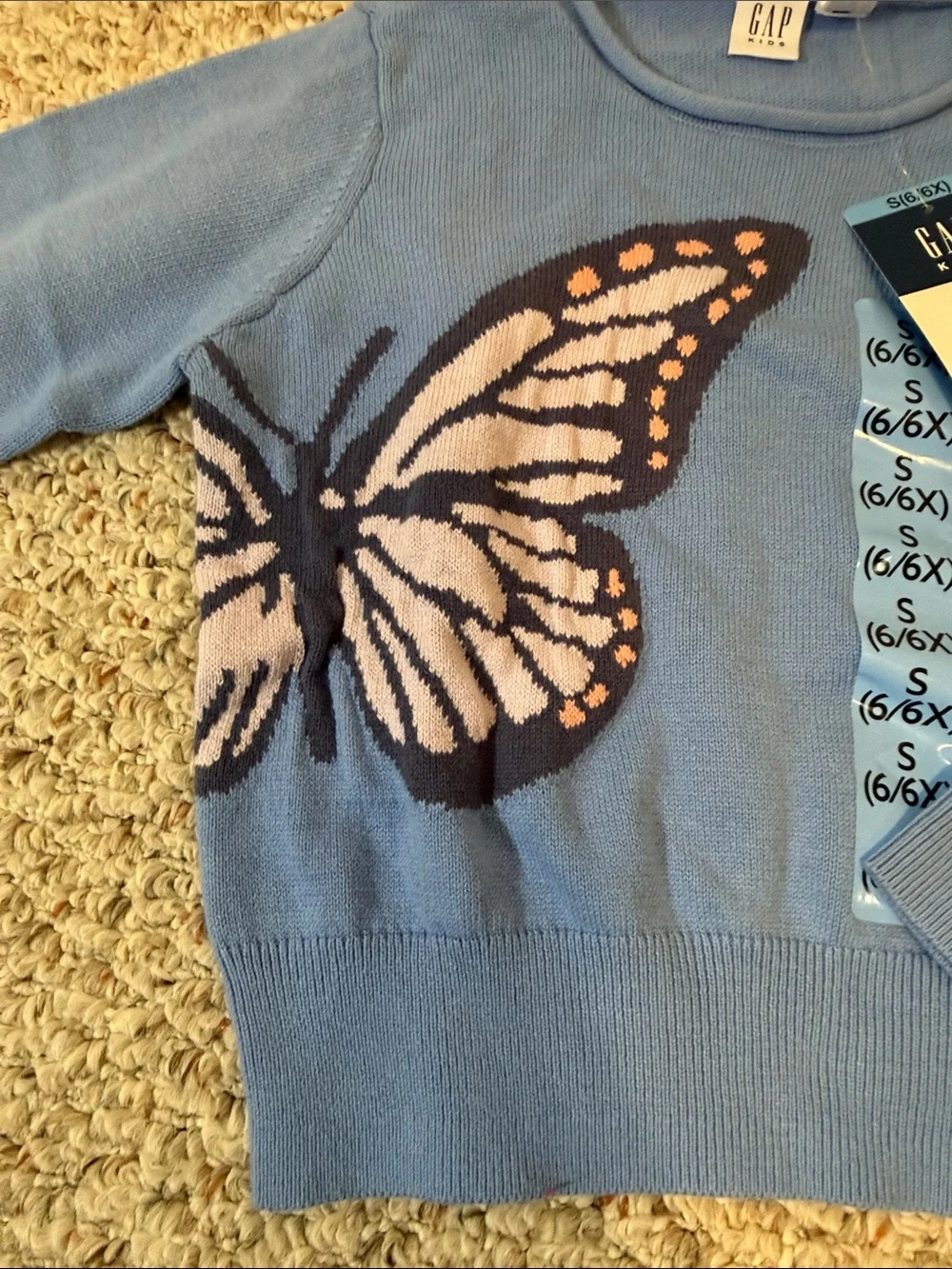 GAP Kids Light Blue Crewneck Top